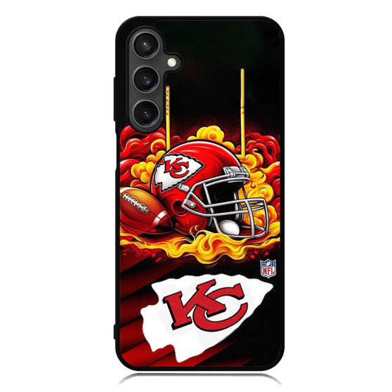 KC chiefs On Fire Samsung Galaxy A55 Case