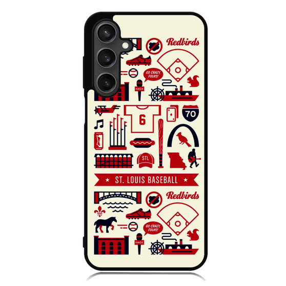 St Louis Baseball Starter Pack Samsung Galaxy A55 Case
