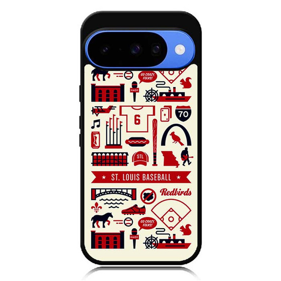 St Louis Baseball Starter Pack Google Pixel 10/ Pixel 10 Pro/ Pixel 10 Pro XL Case