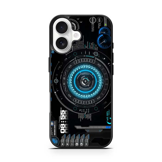 Jarvis interface iron man iPhone 17 Case