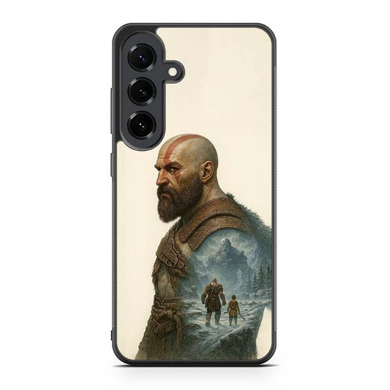 God of War Golden Kratos Arts Samsung Galaxy S25 FE Case