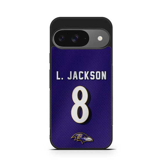 Baltimore Ravens Lamar Jackson Ravens Pride Google Pixel 9/ Pixel 9 Pro/ Pixel 9 Pro XL Case