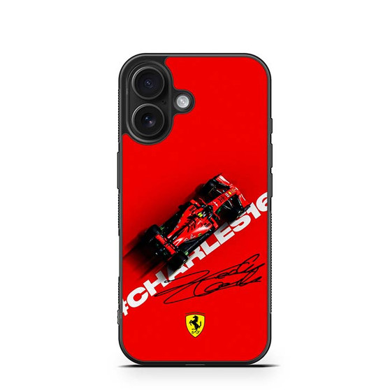 Charles Leclerc F1 Ferrari iPhone 16 Case