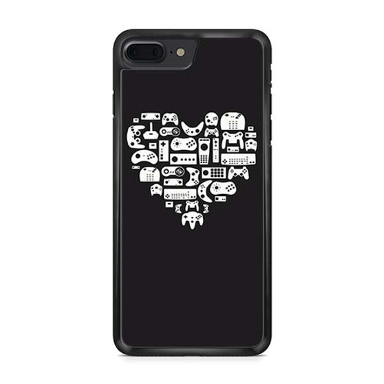 Gaming Stick in Hearth Pattern iPhone 7 | iPhone 7 Plus Case