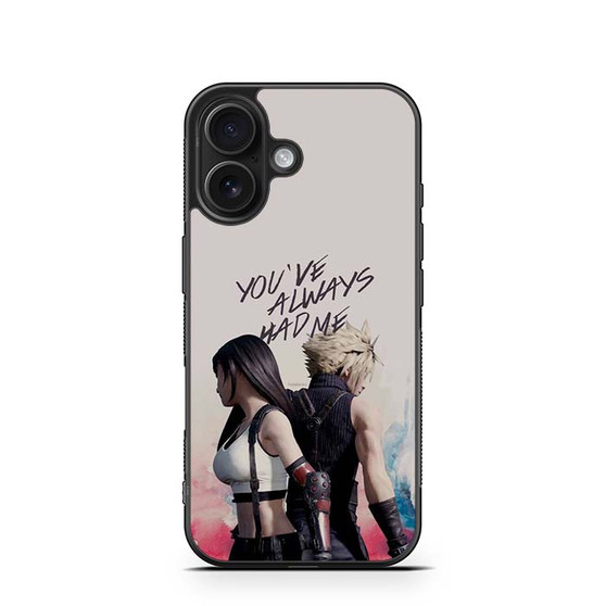 Final Fantasy VII Cloud and Tifa iPhone 16 Case