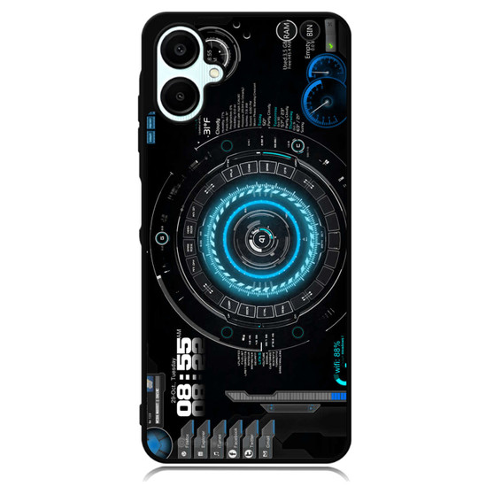 Jarvis interface iron man Samsung Galaxy A06 Case