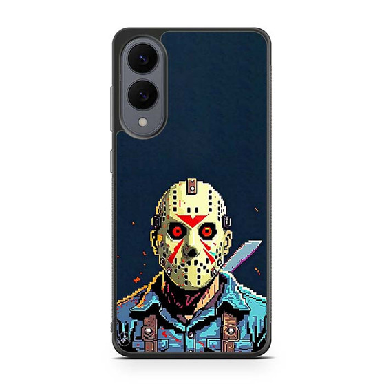 Friday the 13th Jason Voorhees Pixel Art Samsung Galaxy S25 Edge Case