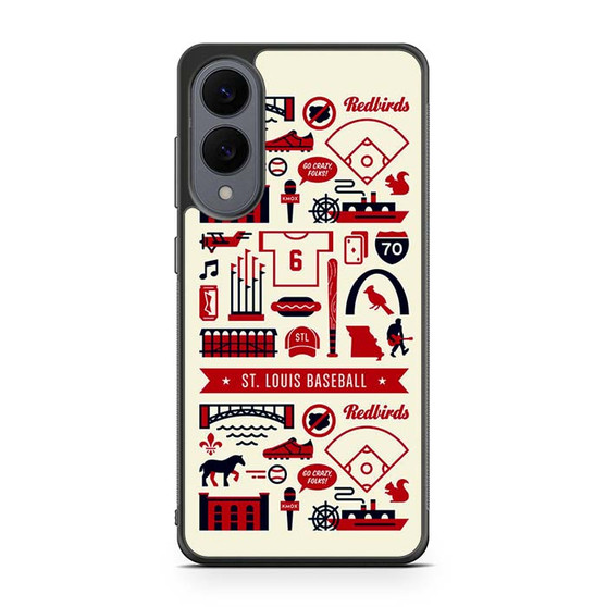 St Louis Baseball Starter Pack Samsung Galaxy S25 Edge Case