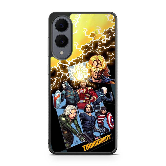 Thunderbolt Comic Art Samsung Galaxy S25 Edge Case