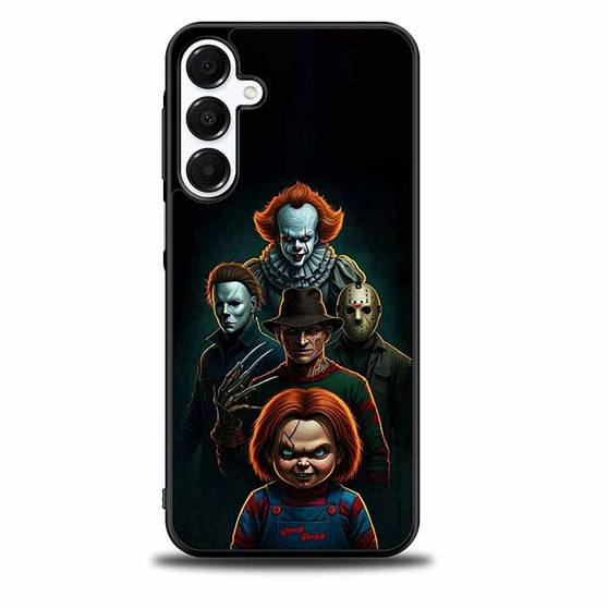 Pennywise Micheal Myers Jason Voorhees and Chucky Samsung Galaxy A16 5G Case
