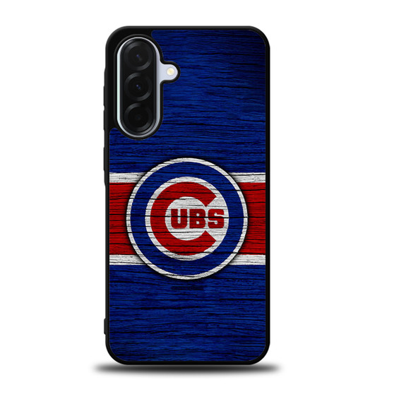Chicago Cubs Wooden Style Samsung Galaxy A36 5G Case