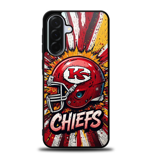 Kansas City Chiefs Drip Helmet Samsung Galaxy A36 5G Case