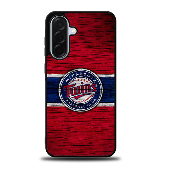 Minnesota Twins Wooden textur Samsung Galaxy A36 5G Case