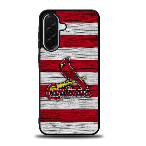 St Louis Cardinals Wooden Style Samsung Galaxy A36 5G Case