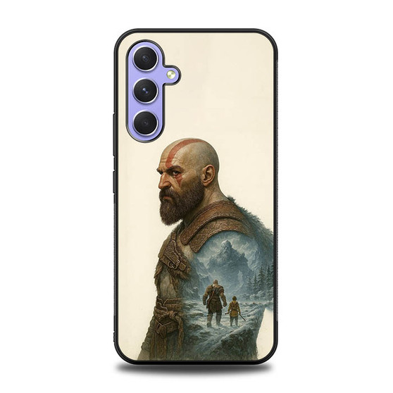 God of War Golden Kratos Arts Samsung Galaxy A54 Case