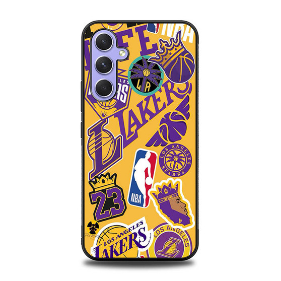 Lakers Collages Samsung Galaxy A54 Case