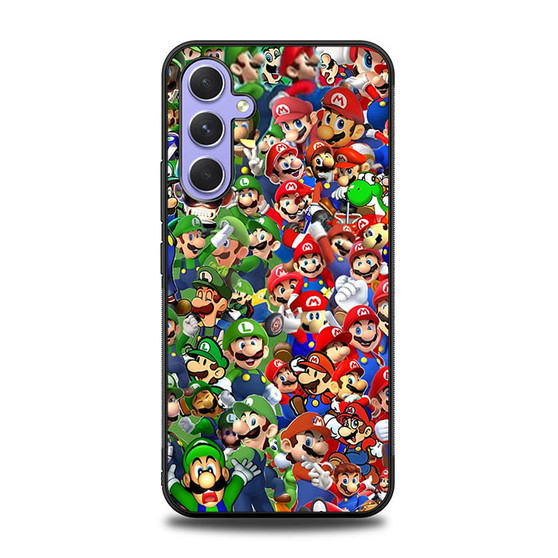 Mario Luigi Collages Samsung Galaxy A54 Case