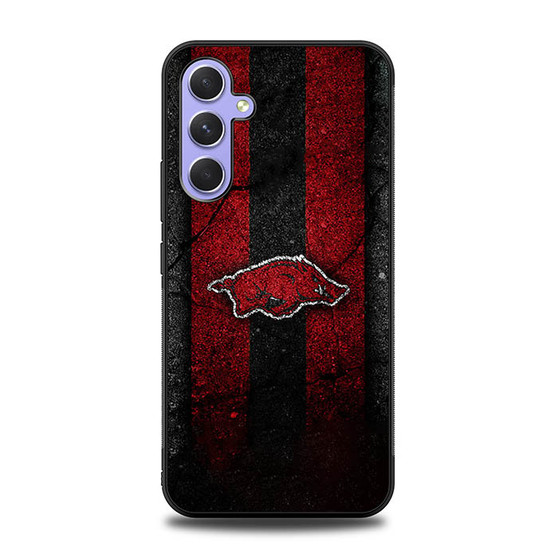 Arkansas Razorbacks Asphalt Style Samsung Galaxy A54 5G Case