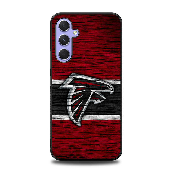Atlanta Falcons Wooden Style Samsung Galaxy A54 5G Case