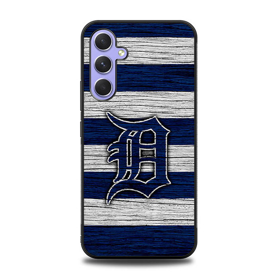 Detroit Tigers Wooden Style Samsung Galaxy A54 5G Case