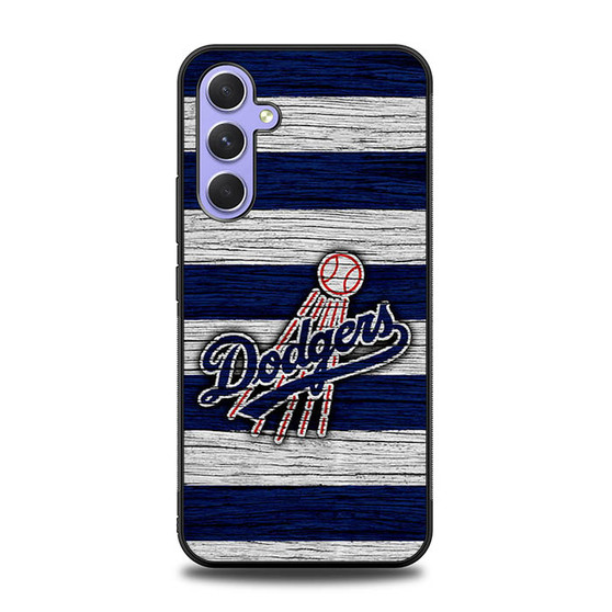 Los Angeles Dodgers Wooden Style Samsung Galaxy A54 5G Case