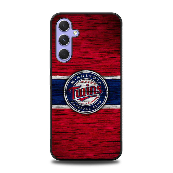 Minnesota Twins Wooden textur Samsung Galaxy A54 5G Case