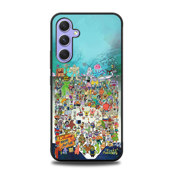 Spongebob Squarepants All Characters Samsung Galaxy A54 5G Case