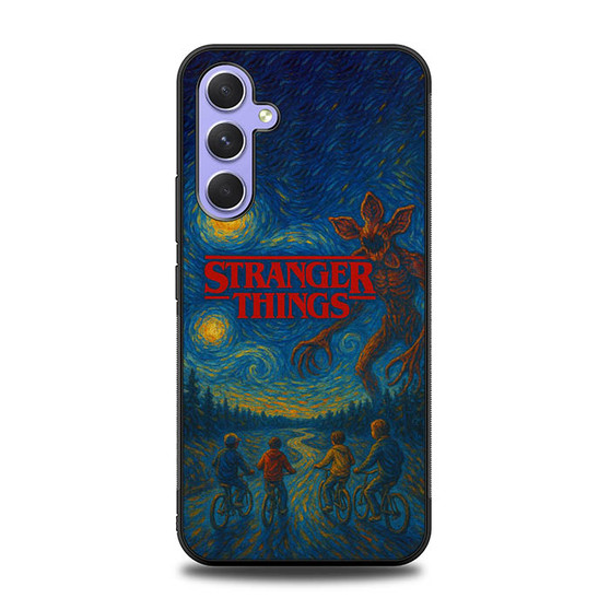 Stranger Things Starry Night in Hawkins Samsung Galaxy A54 5G Case