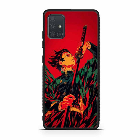 Demon Slayer Cool Tanjiro Samsung Galaxy A71 Case