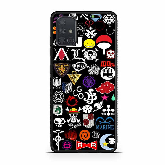 Manga symbols anime Samsung Galaxy A71 5G Case
