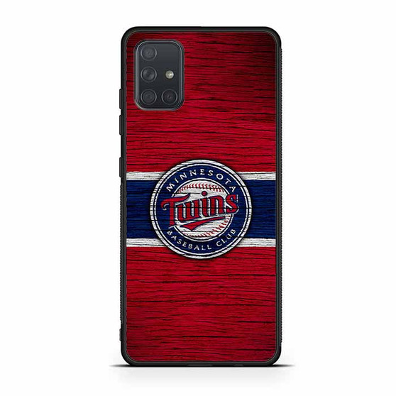 Minnesota Twins Wooden textur Samsung Galaxy A71 5G Case