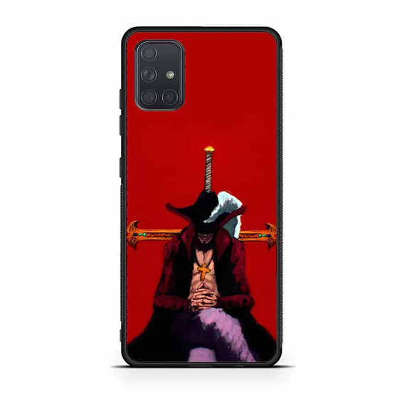 One Piece Series Mihawk in Red Samsung Galaxy A71 5G Case