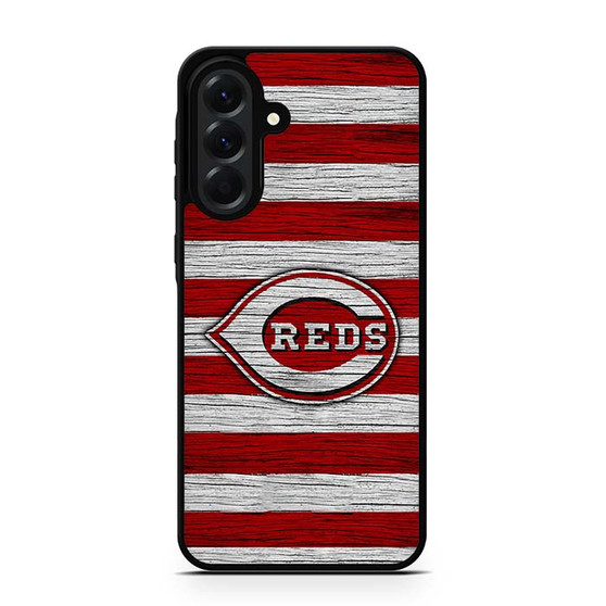 Cincinnati Reds Wooden Style Samsung Galaxy A56 Case