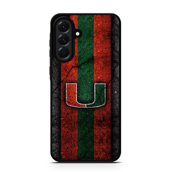 Miami Hurricanes  Asphalt Style Samsung Galaxy A56 Case