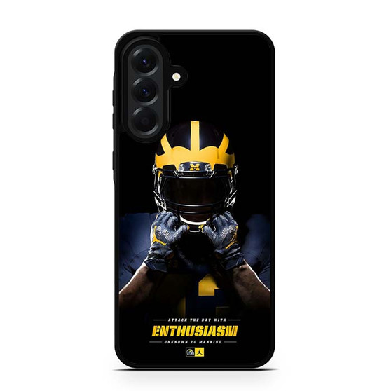 Michigan Wolverines Enthusiasm Samsung Galaxy A56 Case