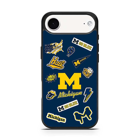 Michigan Wolverines themed decals iPhone Air Case