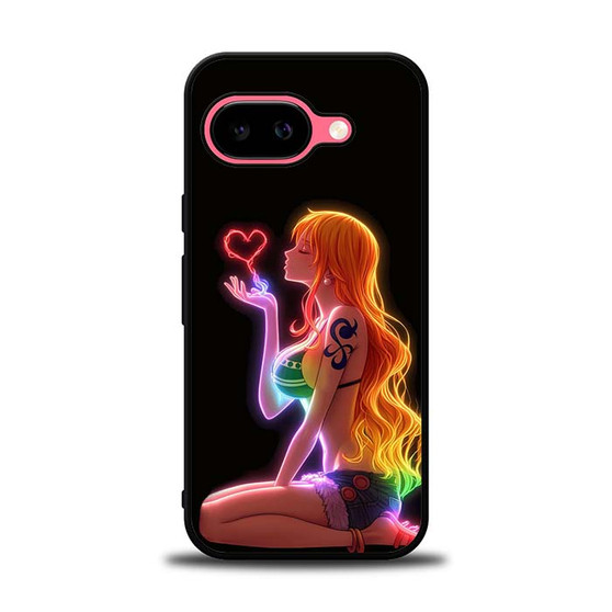 One Piece Series Nami Neon Art Google Pixel 9a Case