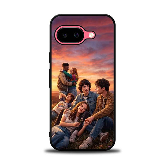 Stranger Things Characters Sunrise Google Pixel 9a Case