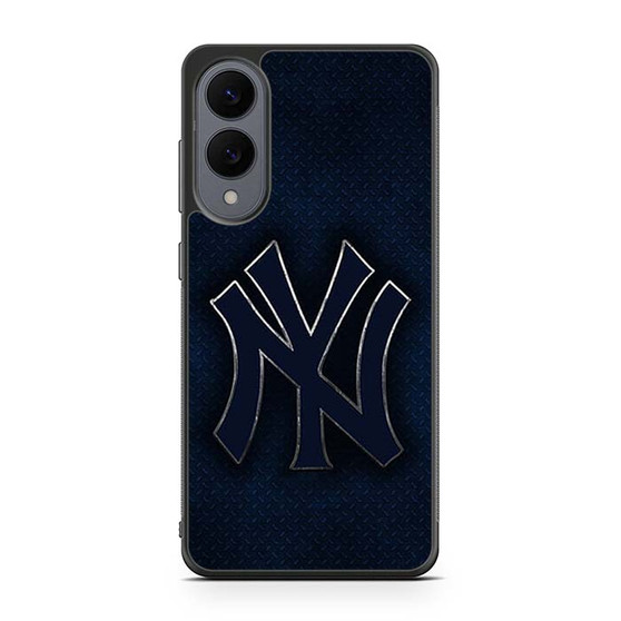 New York Yankees Blue metal Samsung Galaxy S25 Edge Case