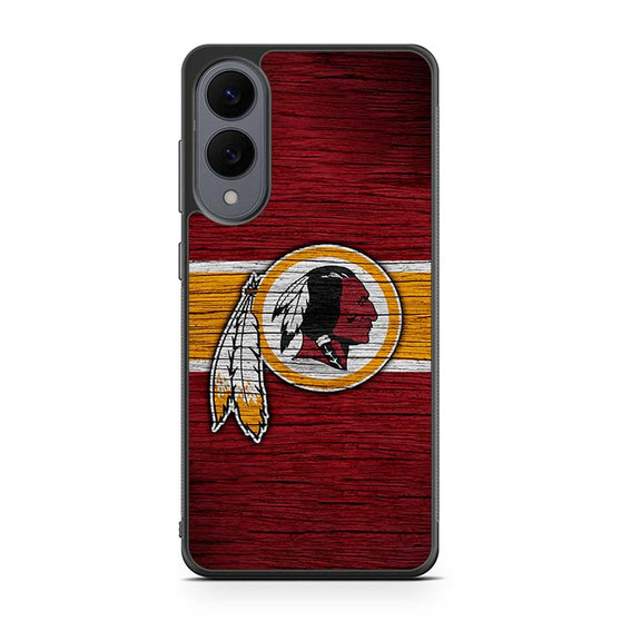 Washington Commanders Wooden Style Samsung Galaxy S25 Edge Case