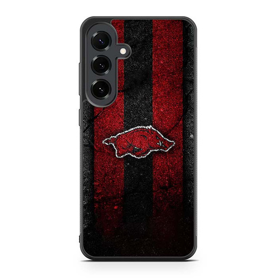Arkansas Razorbacks Asphalt Style Samsung Galaxy S25 FE Case