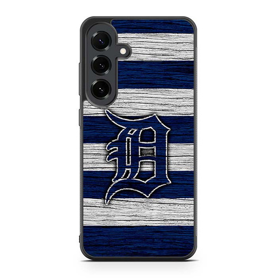 Detroit Tigers Wooden Style Samsung Galaxy S25 FE Case