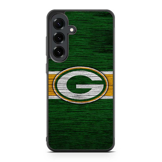 Green Bay Packer Wooden Style Samsung Galaxy S25 FE Case