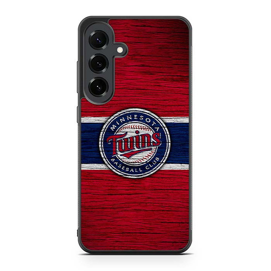 Minnesota Twins Wooden textur Samsung Galaxy S25 FE Case