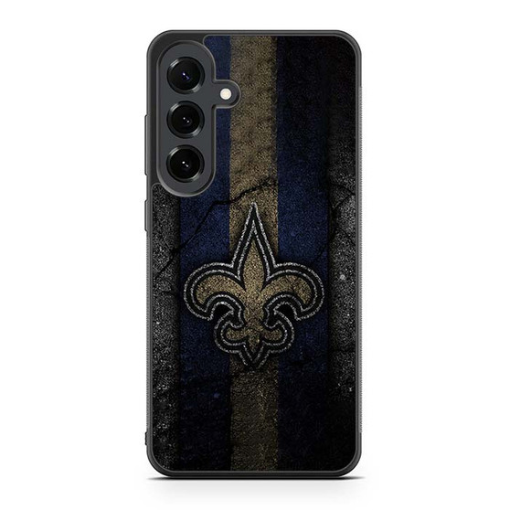 New Orleans Saints Asphalt Style Samsung Galaxy S25 FE Case