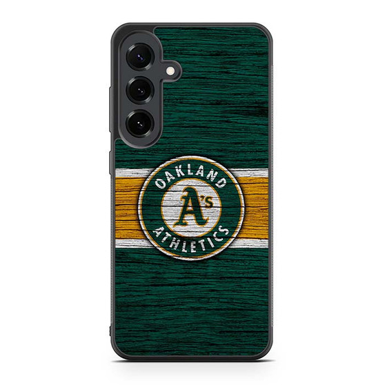 Oakland Athletics Wooden Style Samsung Galaxy S25 FE Case