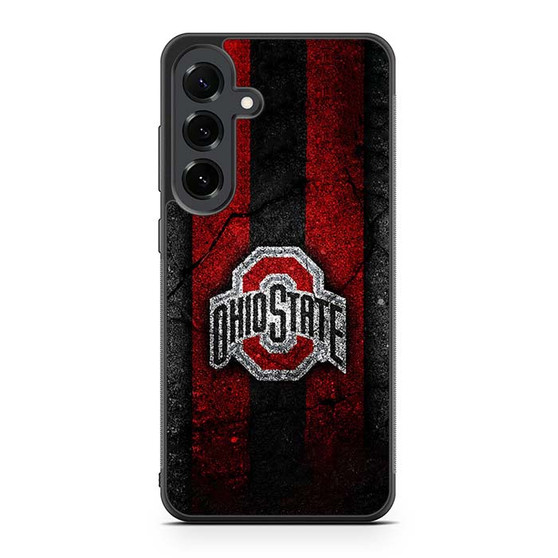 Ohio State Buckeyes  Asphalt Style Samsung Galaxy S25 FE Case