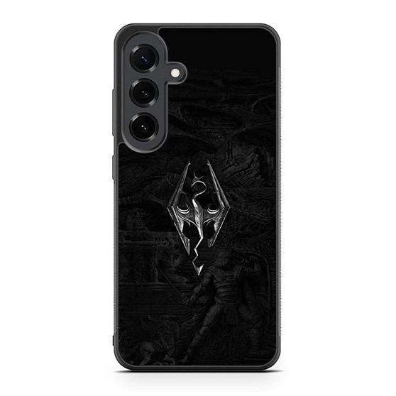 Skyrim V Metal Logo Samsung Galaxy S25 FE Case