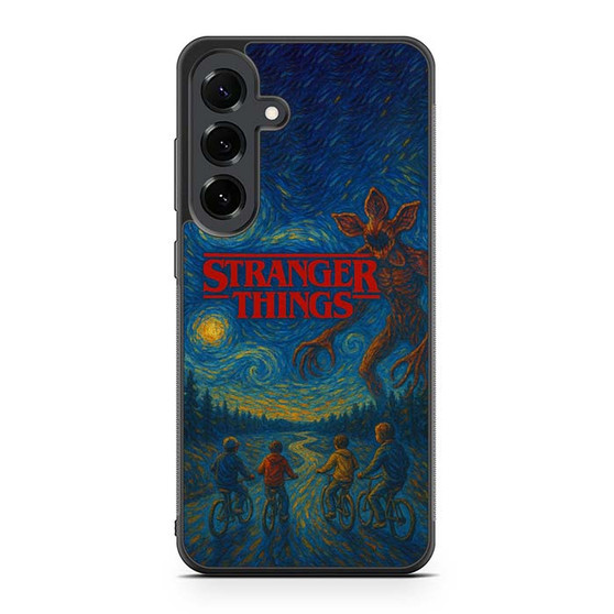 Stranger Things Starry Night in Hawkins Samsung Galaxy S25 FE Case