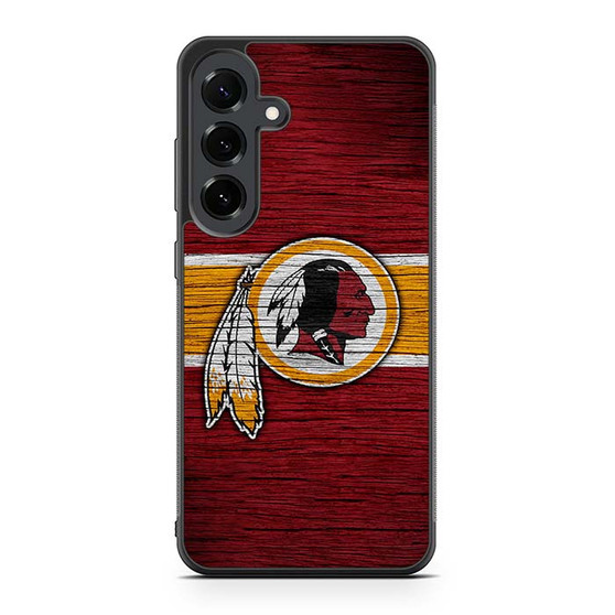 Washington Commanders Wooden Style Samsung Galaxy S25 FE Case